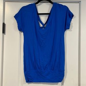 Small blue short sleeve shirt